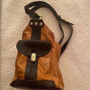 Valentina brown handbag